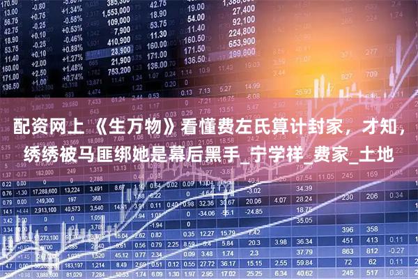 配资网上 《生万物》看懂费左氏算计封家，才知，绣绣被马匪绑她是幕后黑手_宁学祥_费家_土地